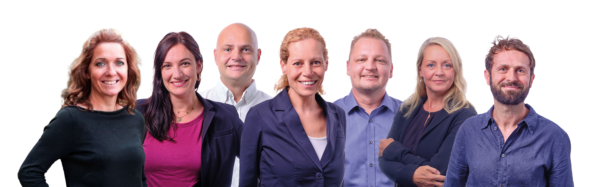 Gesamtes Betriebsservice Team in der Gruppe