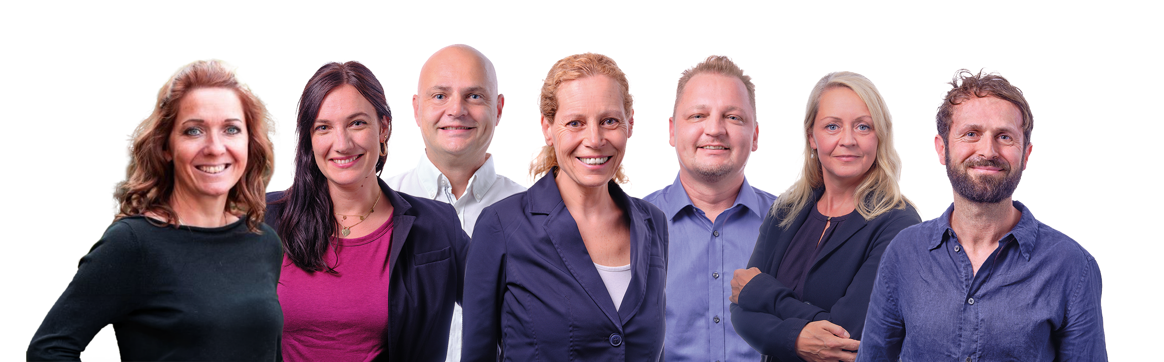 Gesamtes Betriebsservice Team in der Gruppe